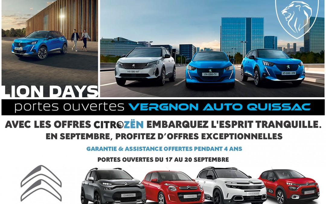 Portes ouvertes Peugeot Citroën Quissac Gard
