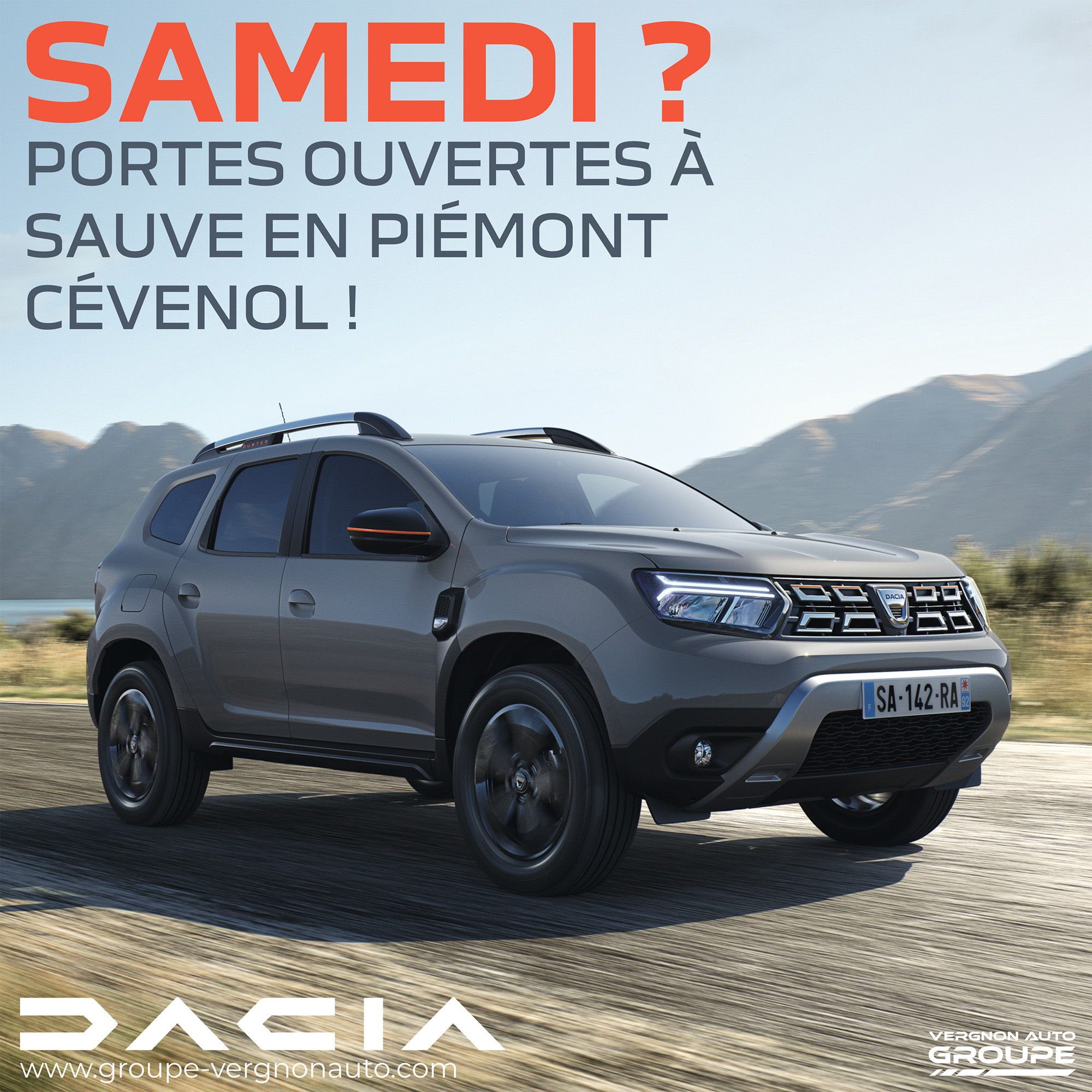 Portes ouvertes Vergnon Auto Dacia Sauve Gard 30 Piémont cévenol Occitanie