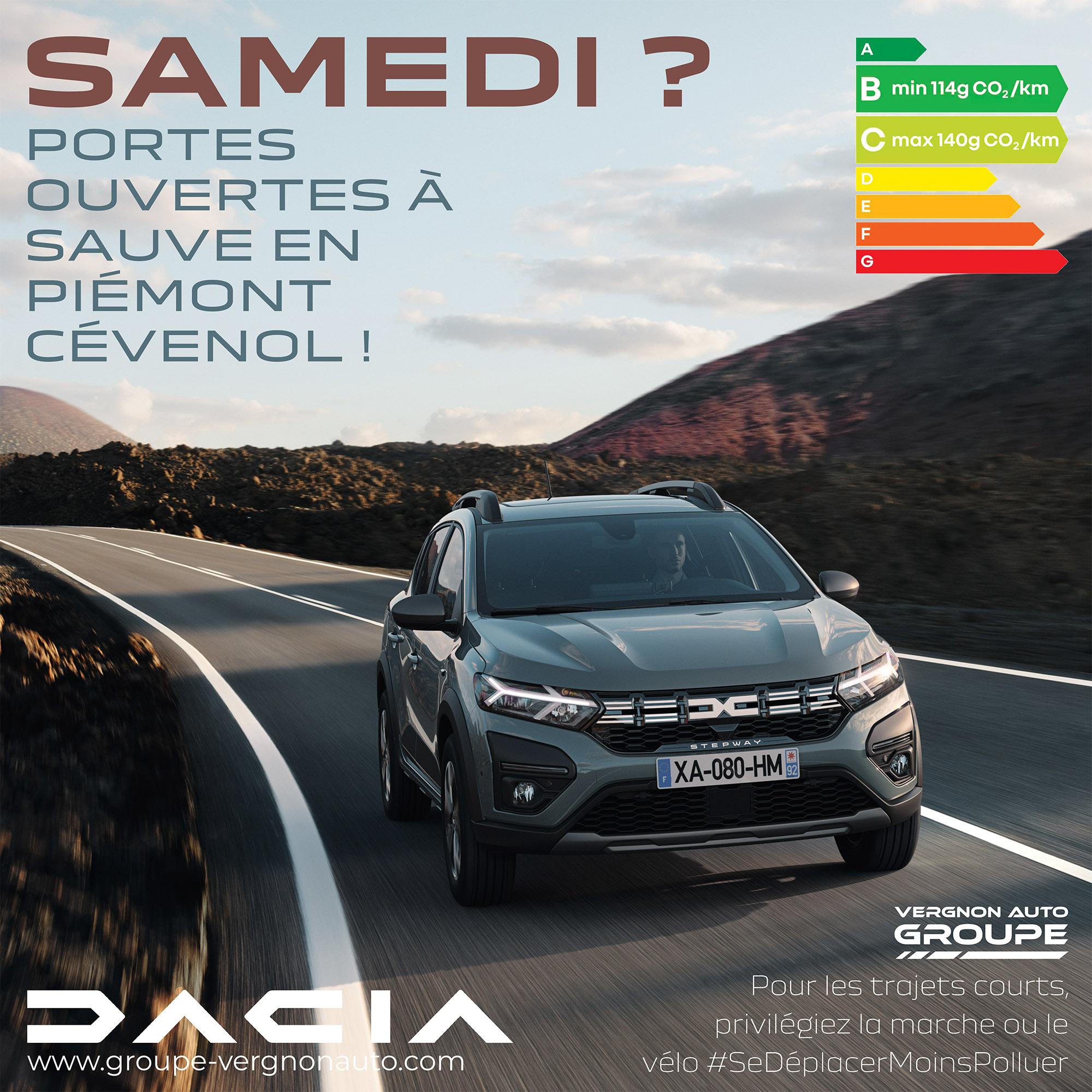 Le samedi 17 septembre 2022, venez profiter à Sauve (Gard - 30) de nos portes ouvertes Dacia !
