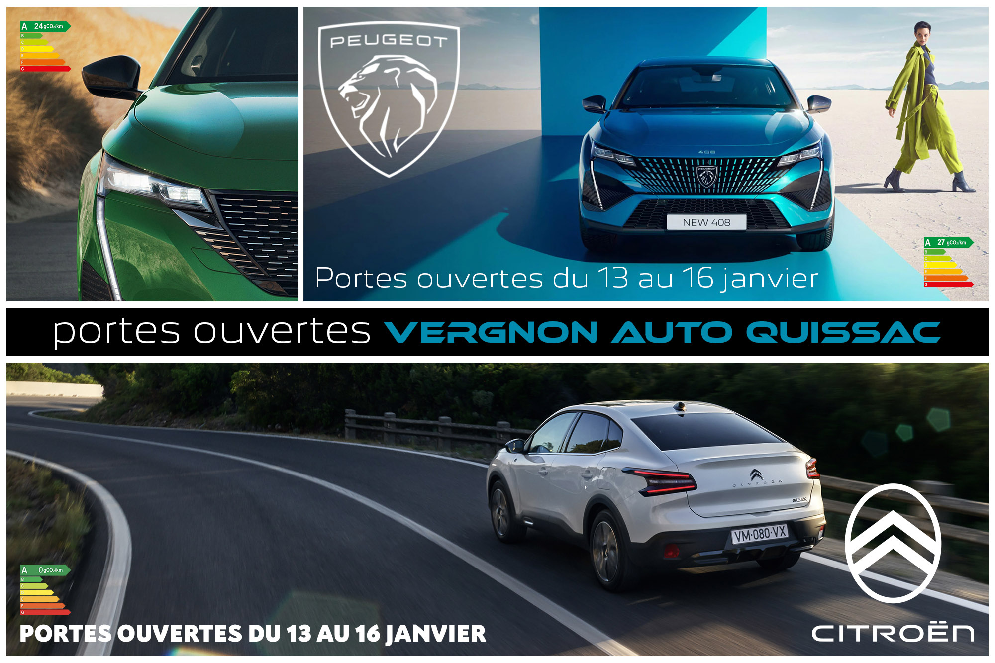 Portes ouvertes janvier 2023 Peugeot Citroën Quissac Gard 30