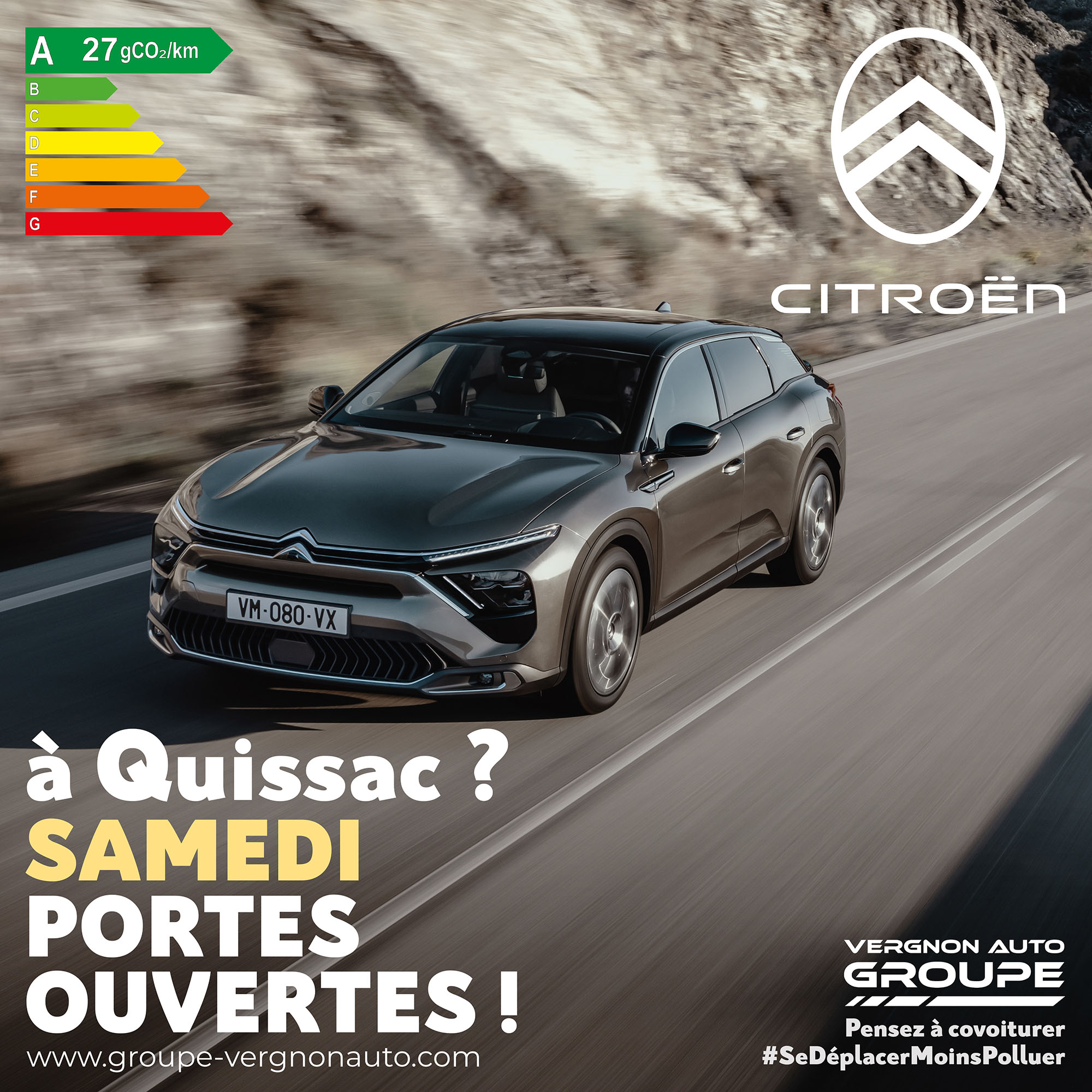 Samedi 11 mars 2023, portes ouvertes Citroën à Quissac, dans le Gard ! Venez profiter de nos offres en neuf et en occasion !