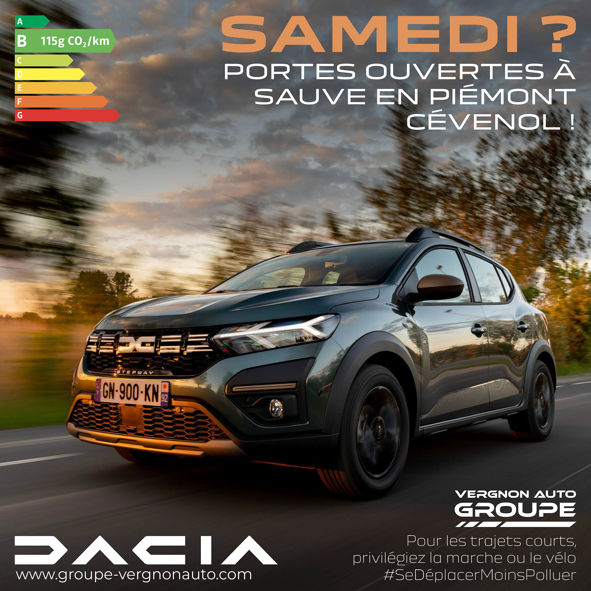 Samedi 16 septembre 2023, portes ouvertes Dacia à Sauve, dans le Gard ! Neuf et occasion, venez découvrir nos offres !