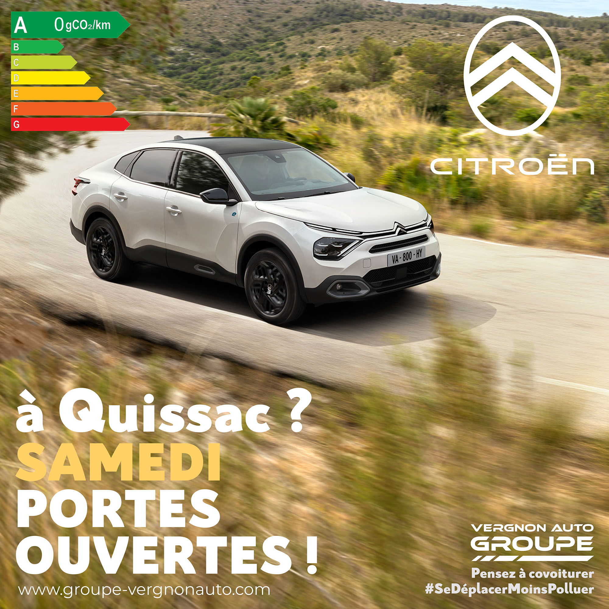 Samedi 14 octobre 2023, portes ouvertes Citroën à Quissac, dans le Gard ! Neuf et occasion, venez découvrir nos offres !