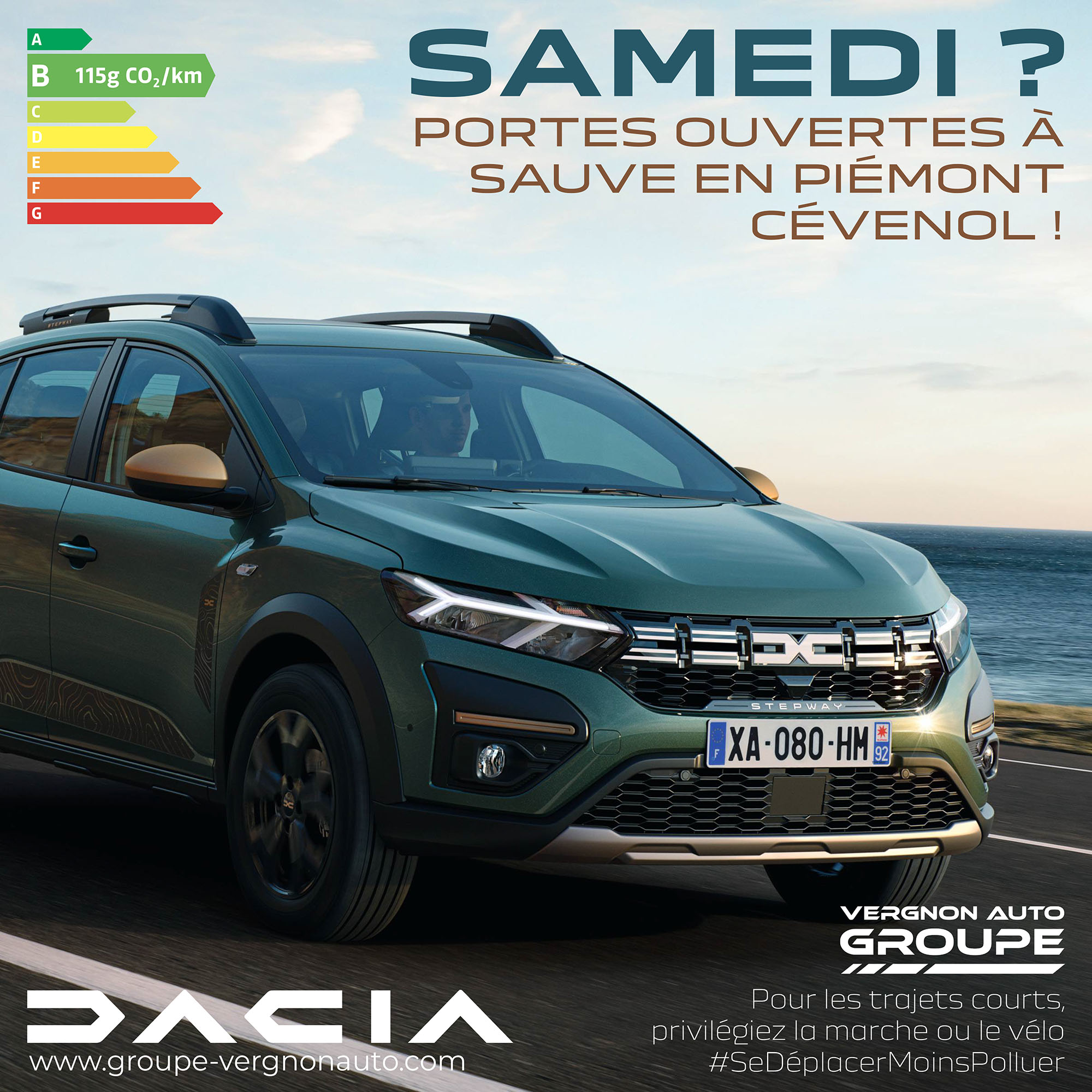 Samedi 13 janvier 2024, portes ouvertes Dacia à Sauve, dans le Gard ! Neuf et occasion, venez découvrir nos offres !