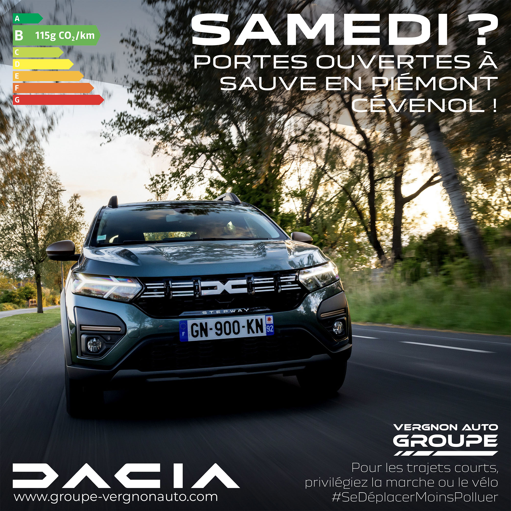 Samedi 16 mars 2024, portes ouvertes Dacia à Sauve, dans le Gard ! Neuf et occasion, venez découvrir nos offres !